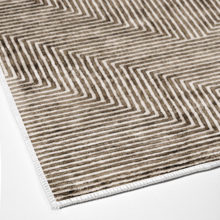 Conceptum Alfombra de Pasillo Mu134 - Coffee (80 x 200 cm)